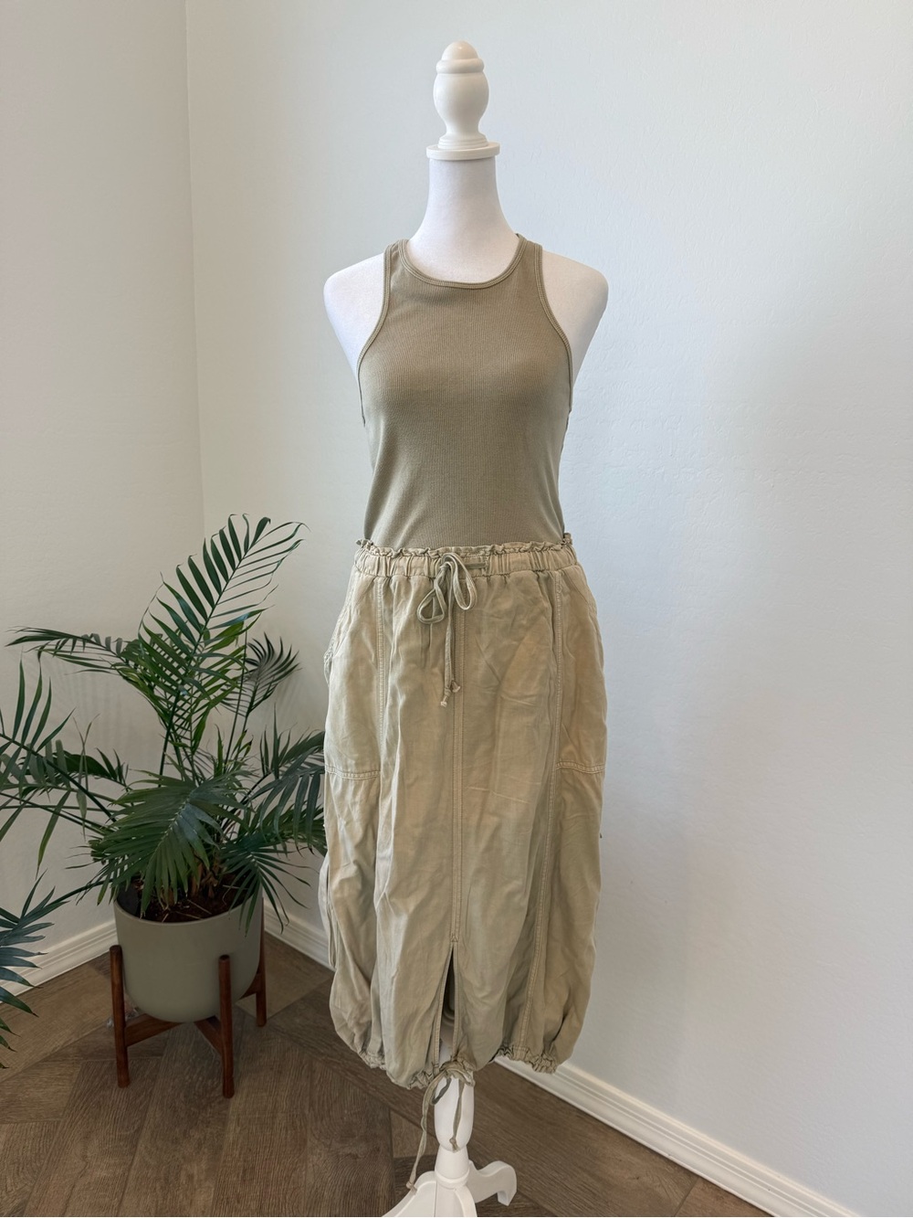 Daily Practice by Anthropologie - Be Bold Racerback Twofer Dress